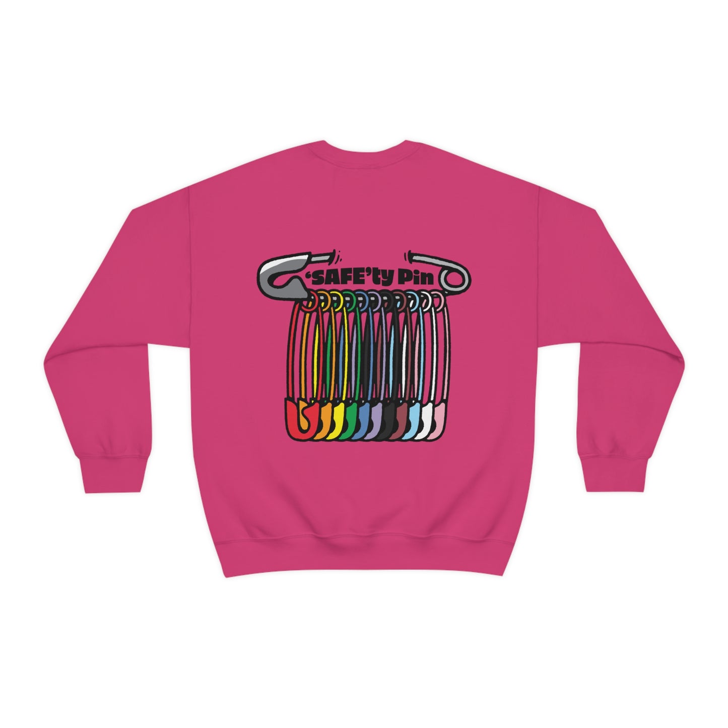 SAFEty Pin Crewneck Sweatshirt