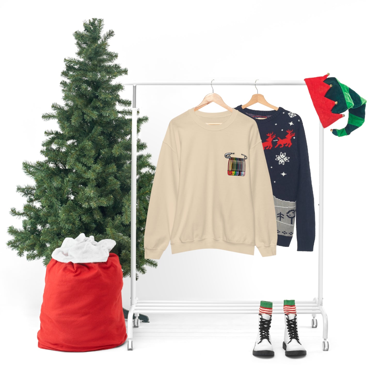 SAFEty Pin Crewneck Sweatshirt