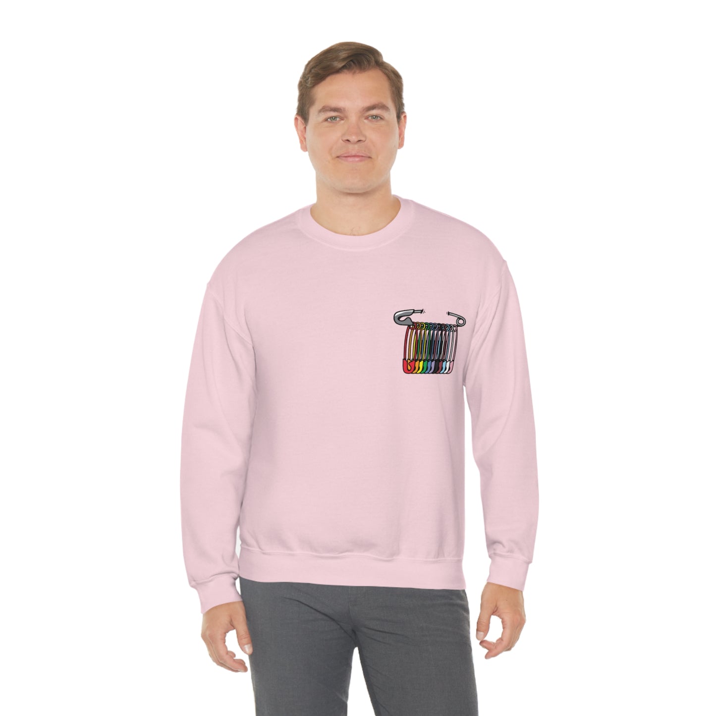 SAFEty Pin Crewneck Sweatshirt