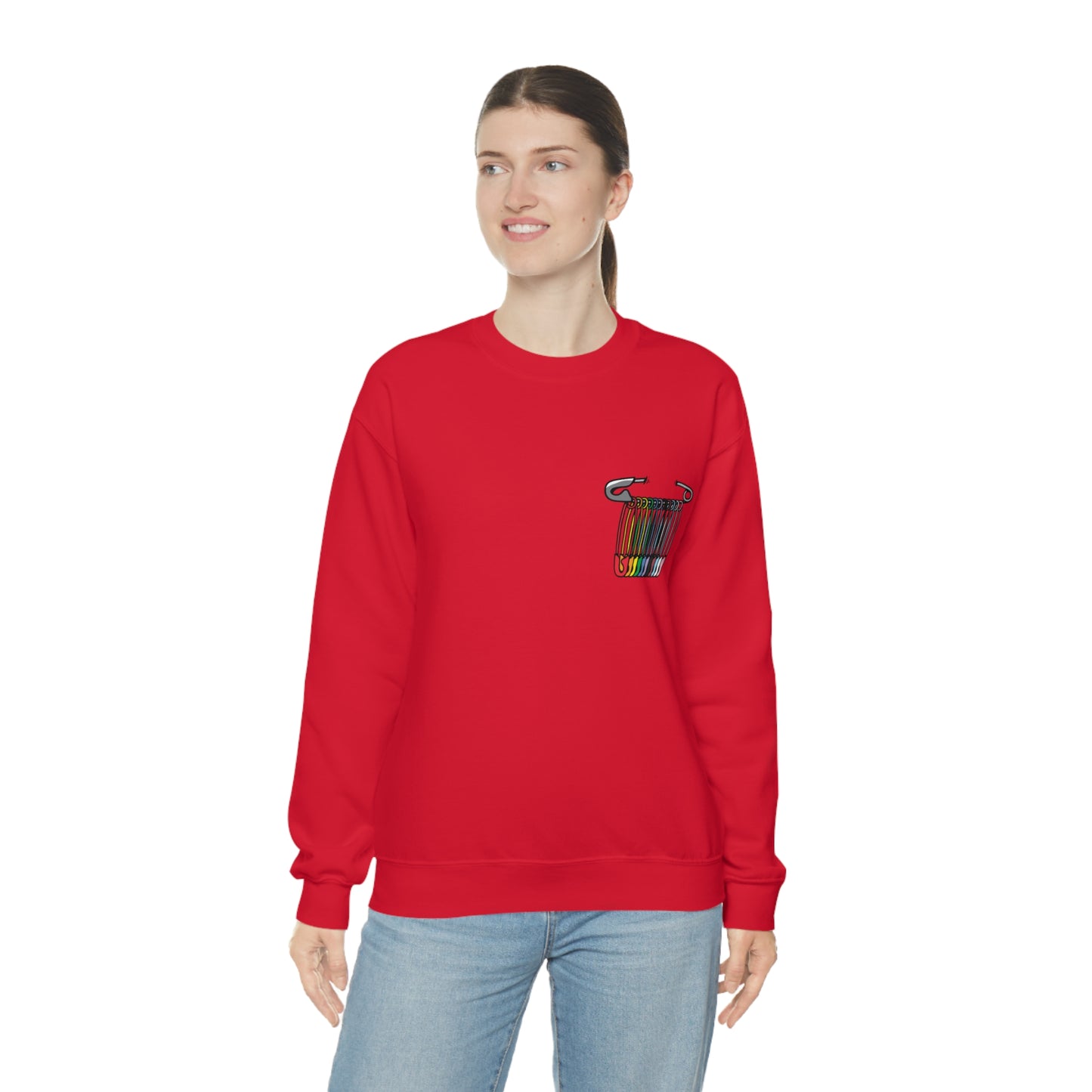 SAFEty Pin Crewneck Sweatshirt