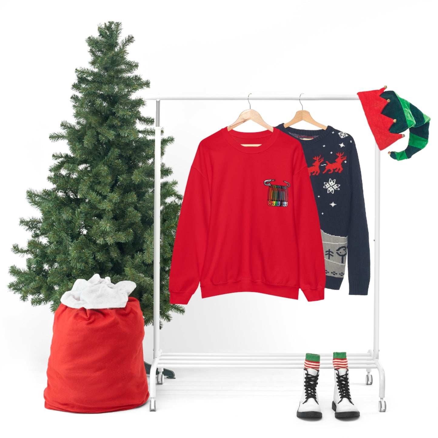 SAFEty Pin Crewneck Sweatshirt