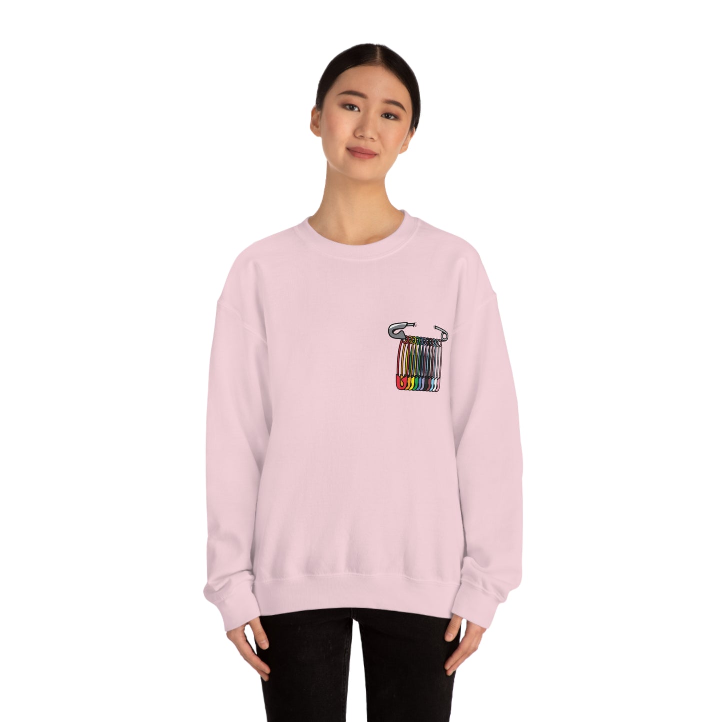 SAFEty Pin Crewneck Sweatshirt