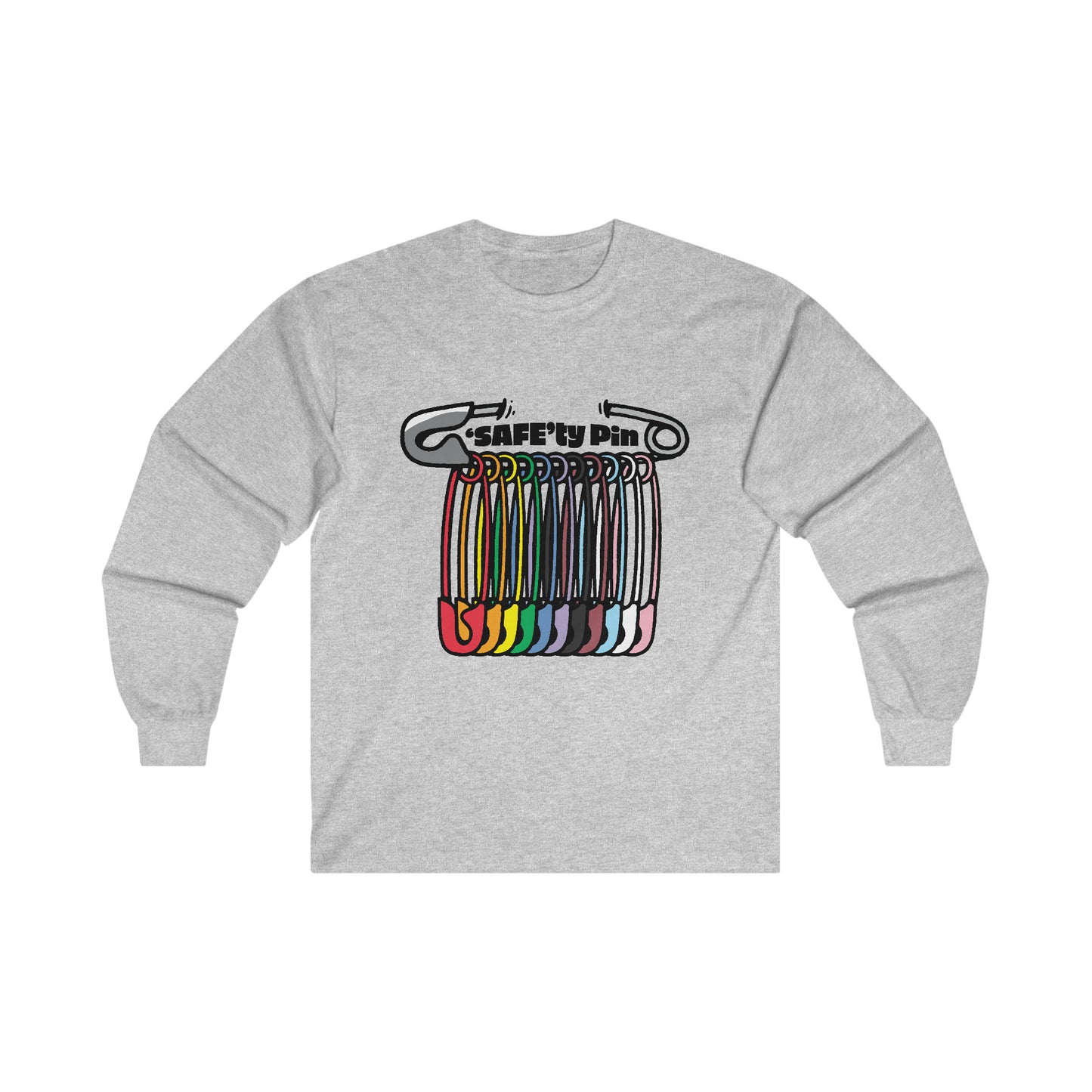 SAFEty Pin Long Sleeve Tee