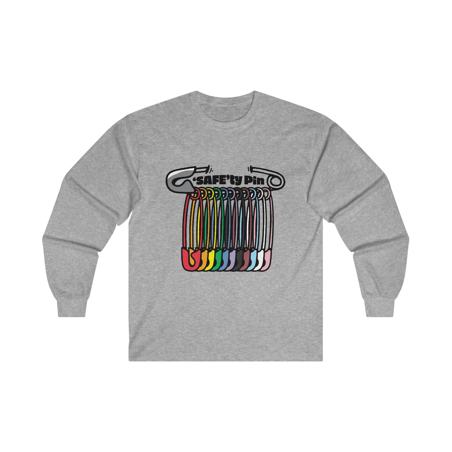 SAFEty Pin Long Sleeve Tee