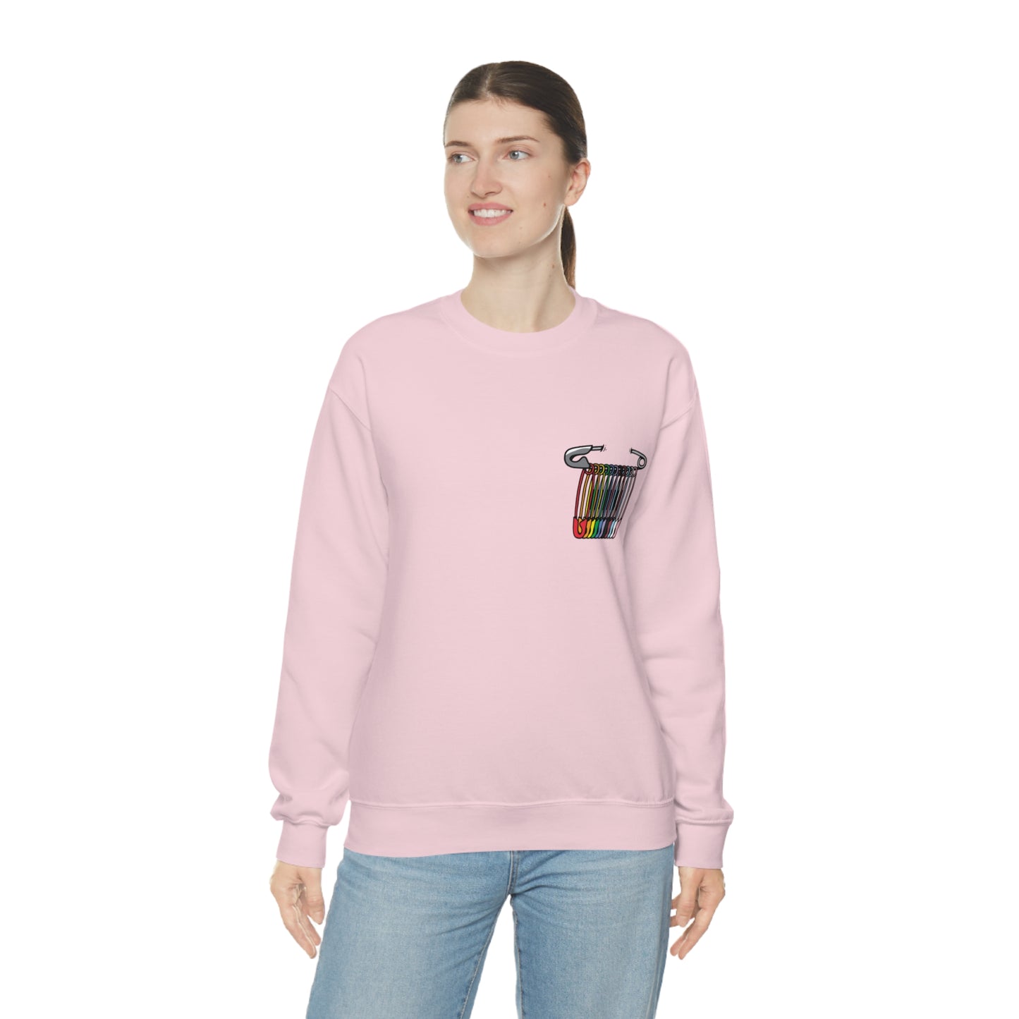 SAFEty Pin Crewneck Sweatshirt