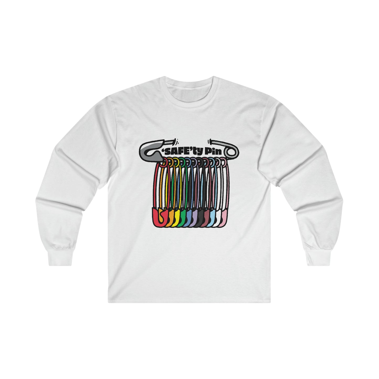SAFEty Pin Long Sleeve Tee