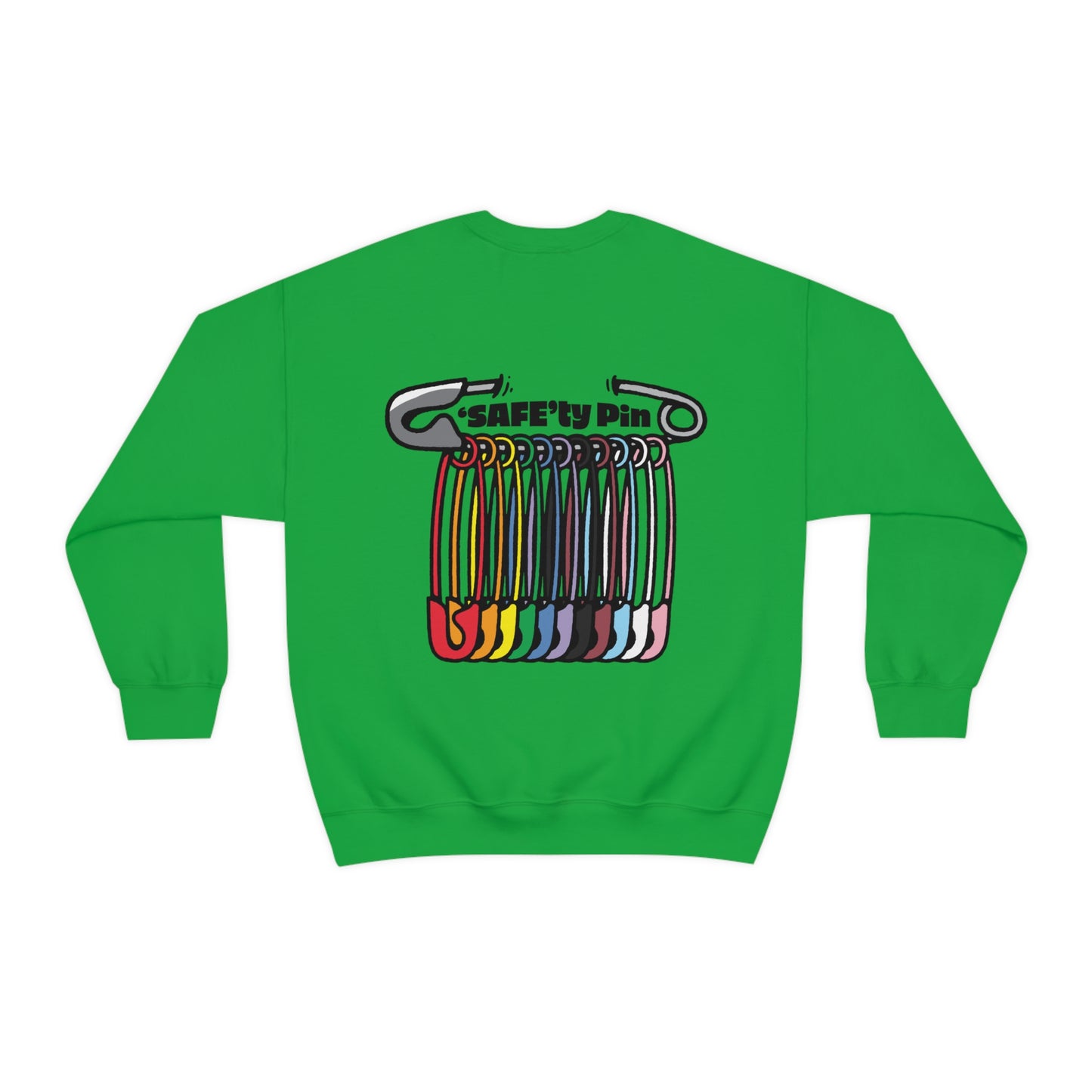 SAFEty Pin Crewneck Sweatshirt