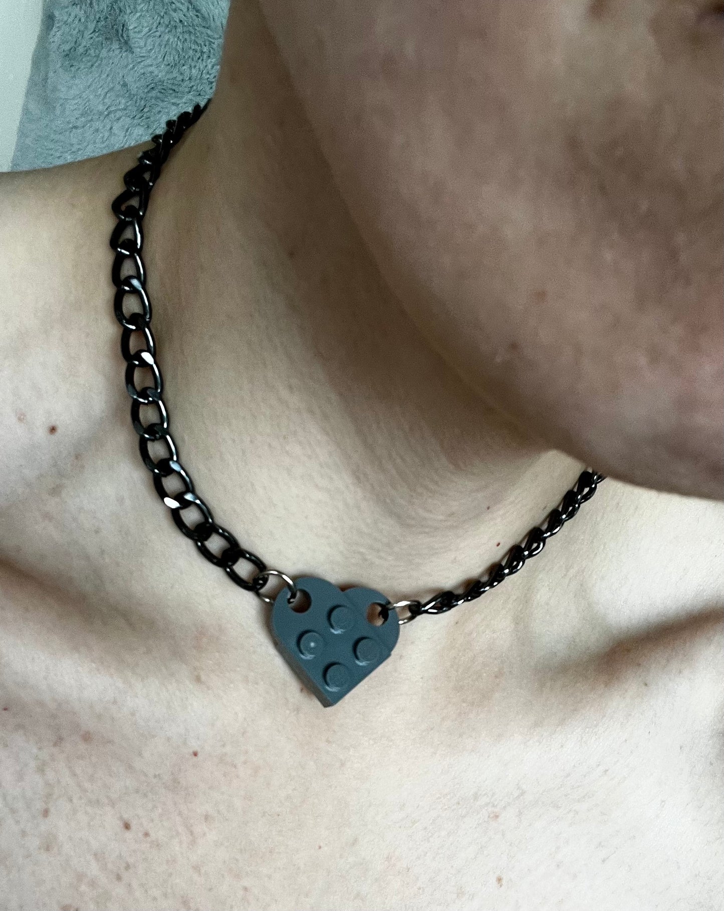 LEGO Heart Necklace
