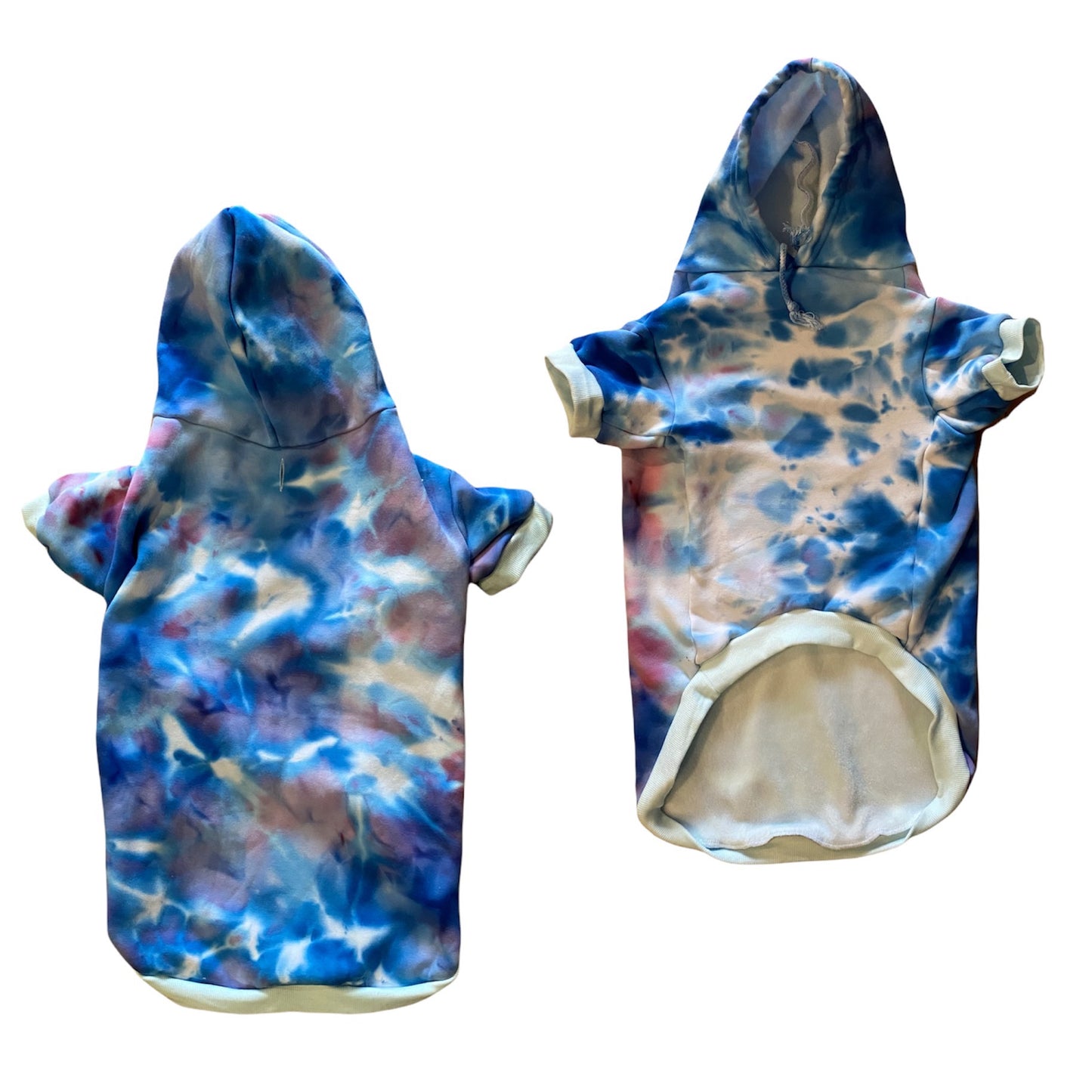 Scrunch Ice Dyed Pet Hoodie