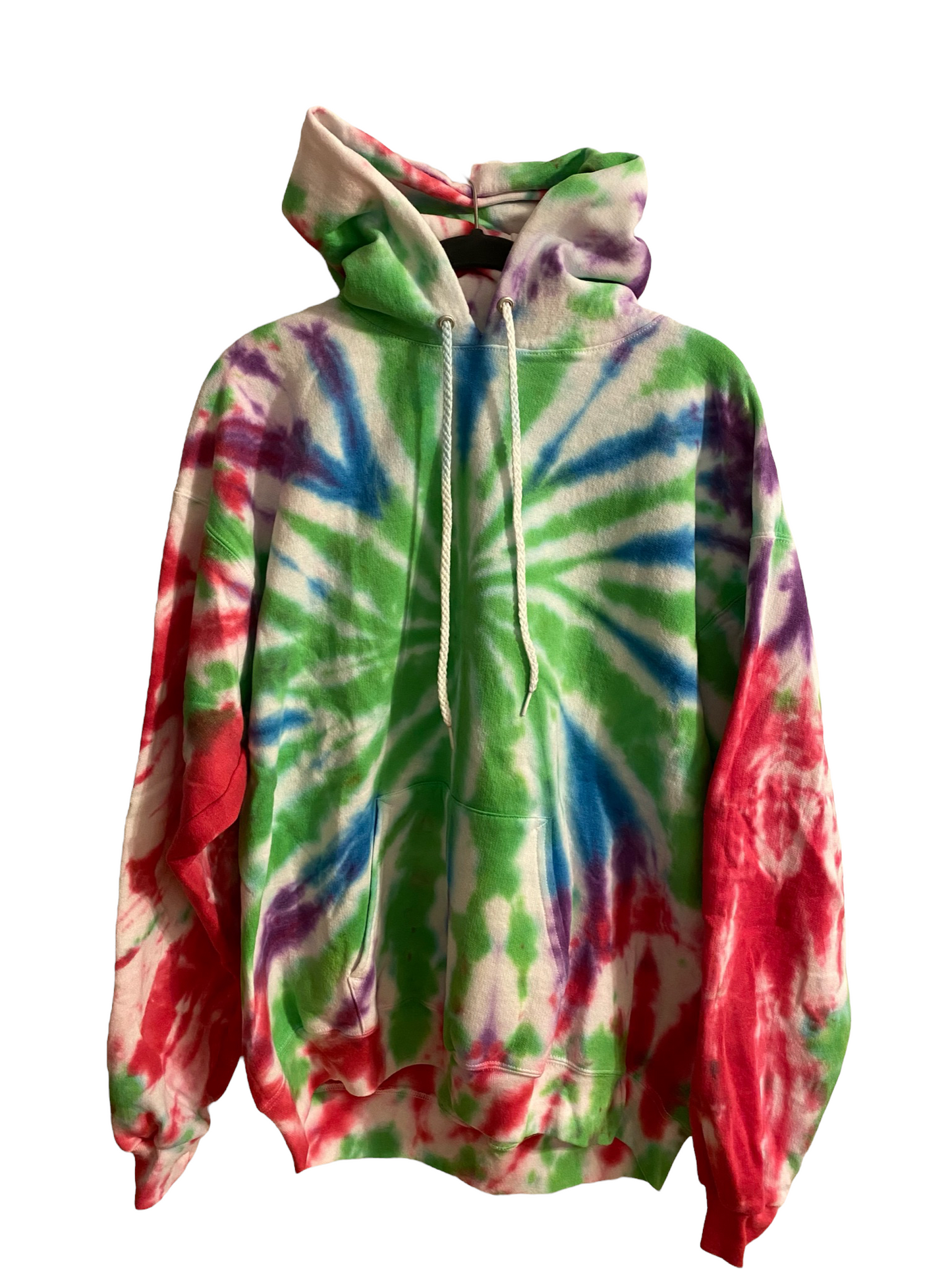 Spiral Ice Dyed Hoodie Sweatshirt