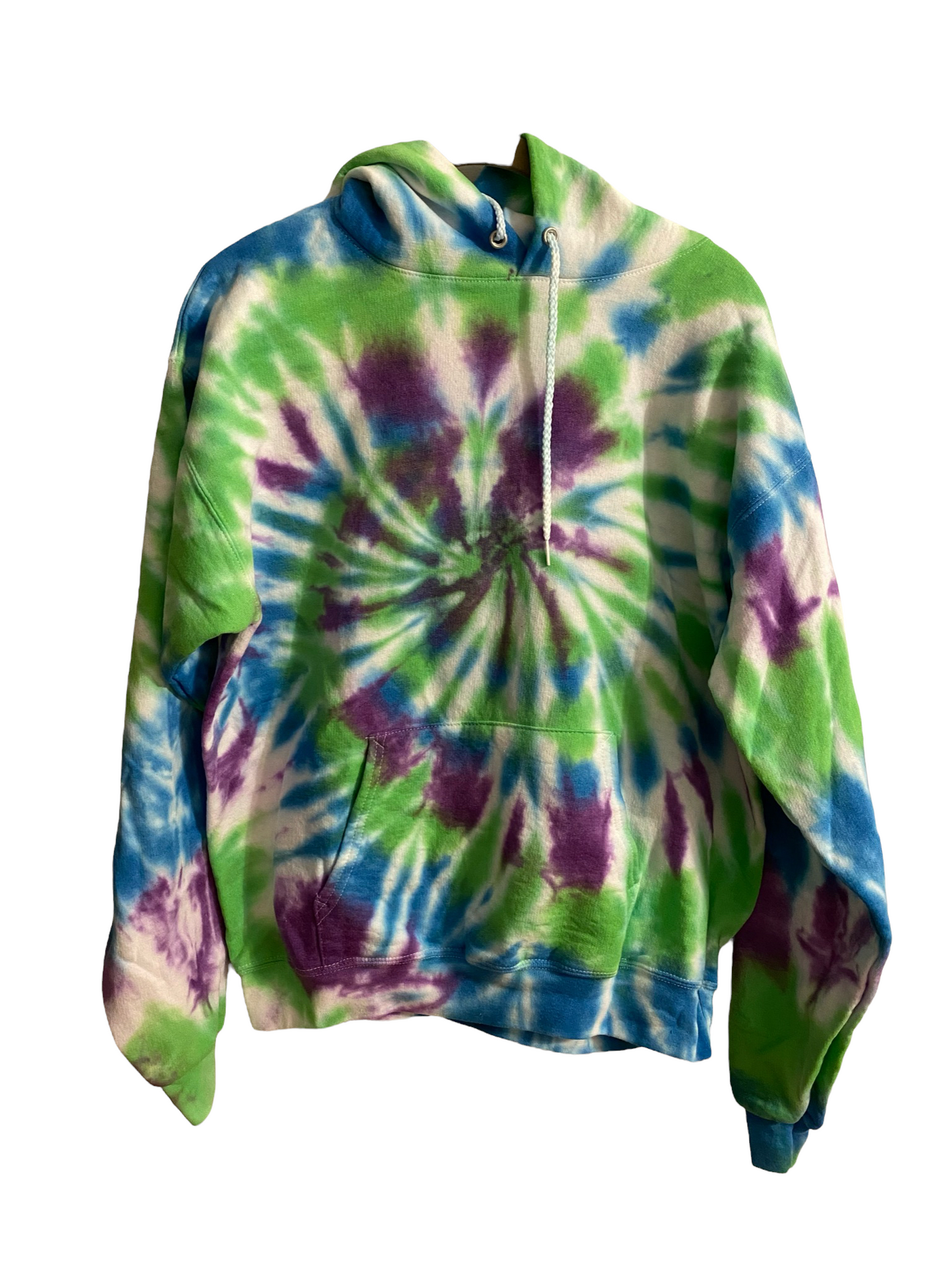 Spiral Ice Dyed Hoodie Sweatshirt