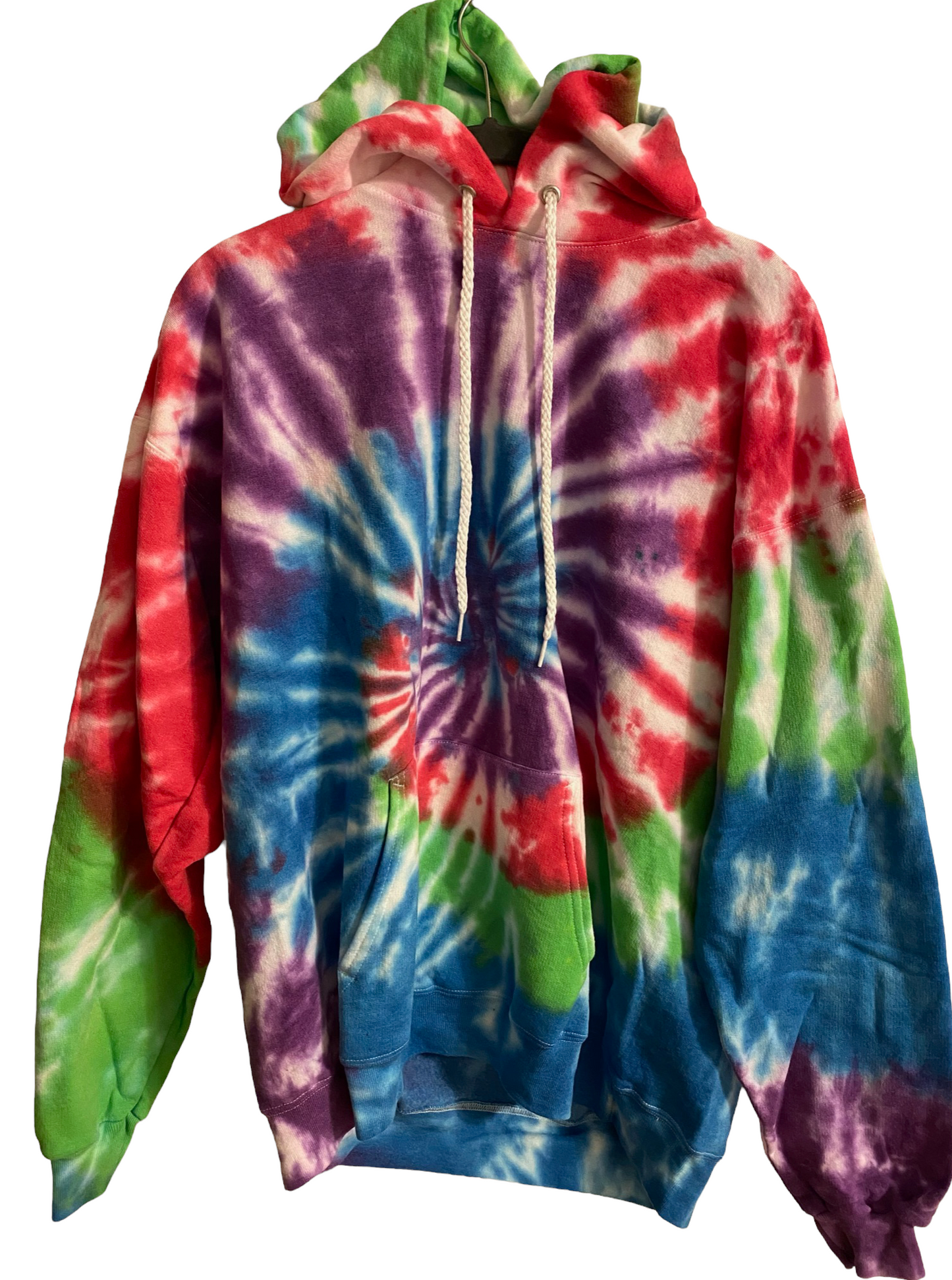 Spiral Ice Dyed Hoodie Sweatshirt