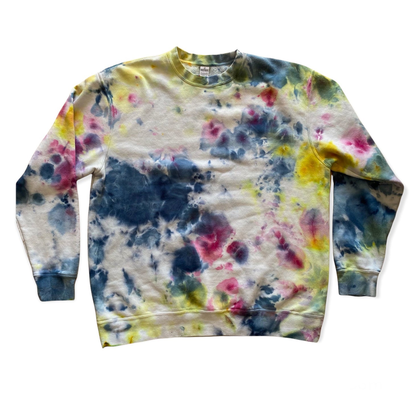 Scrunch Ice Dyed Crew Neck Sweatshirt